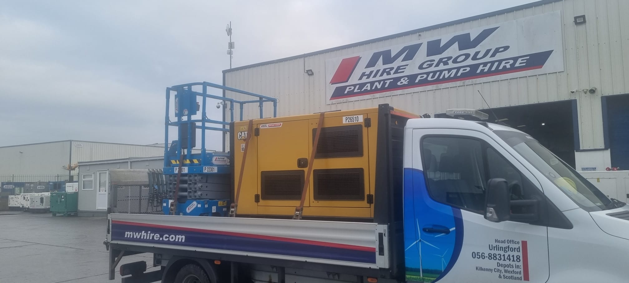 SOLD...New CAT 65 KVA Generator & Demo Genie 1932 on its way to our customer