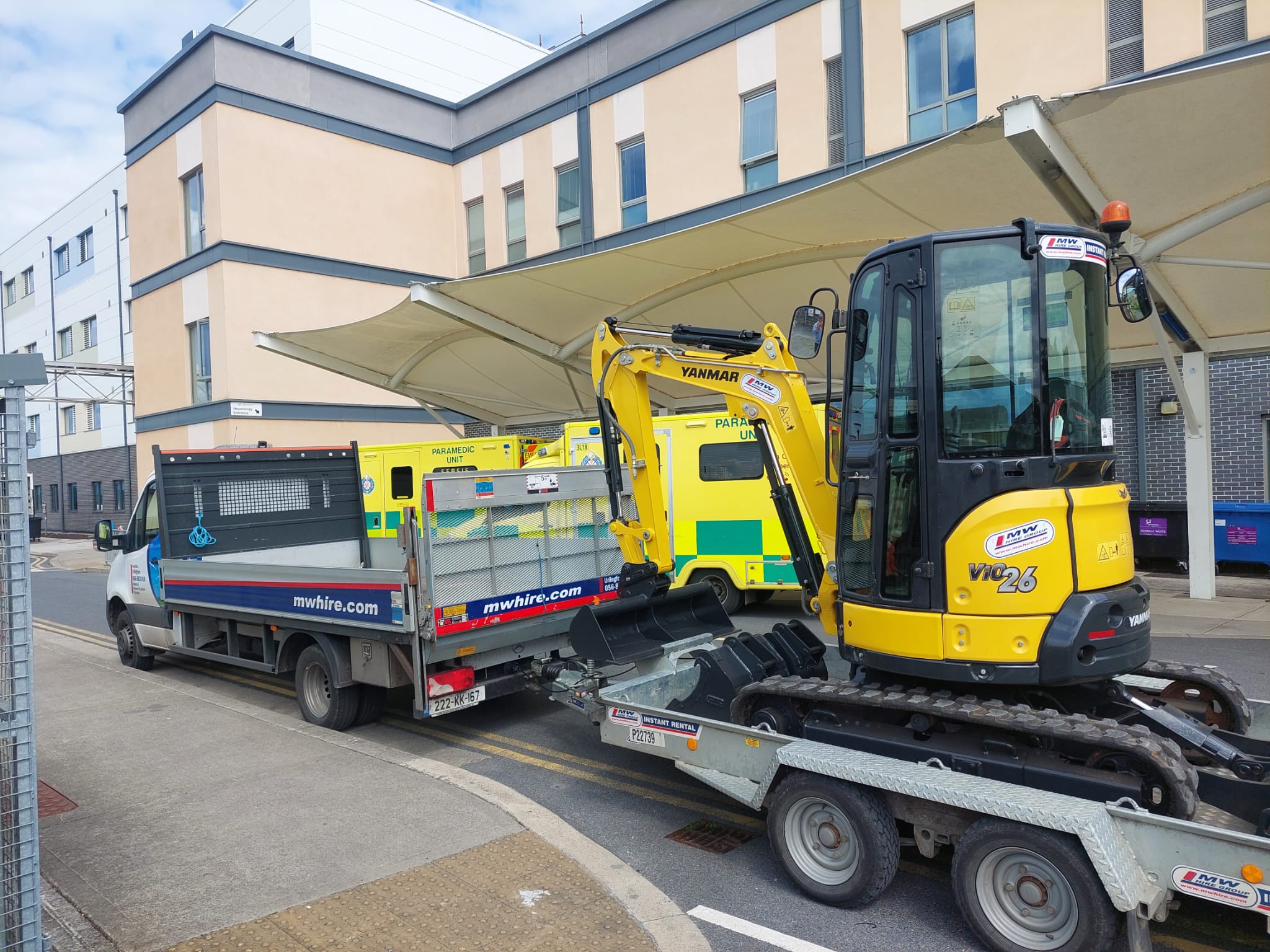 Ex rental Yanmar 2.6 ton excavator SOLD and being delivered to our customer
