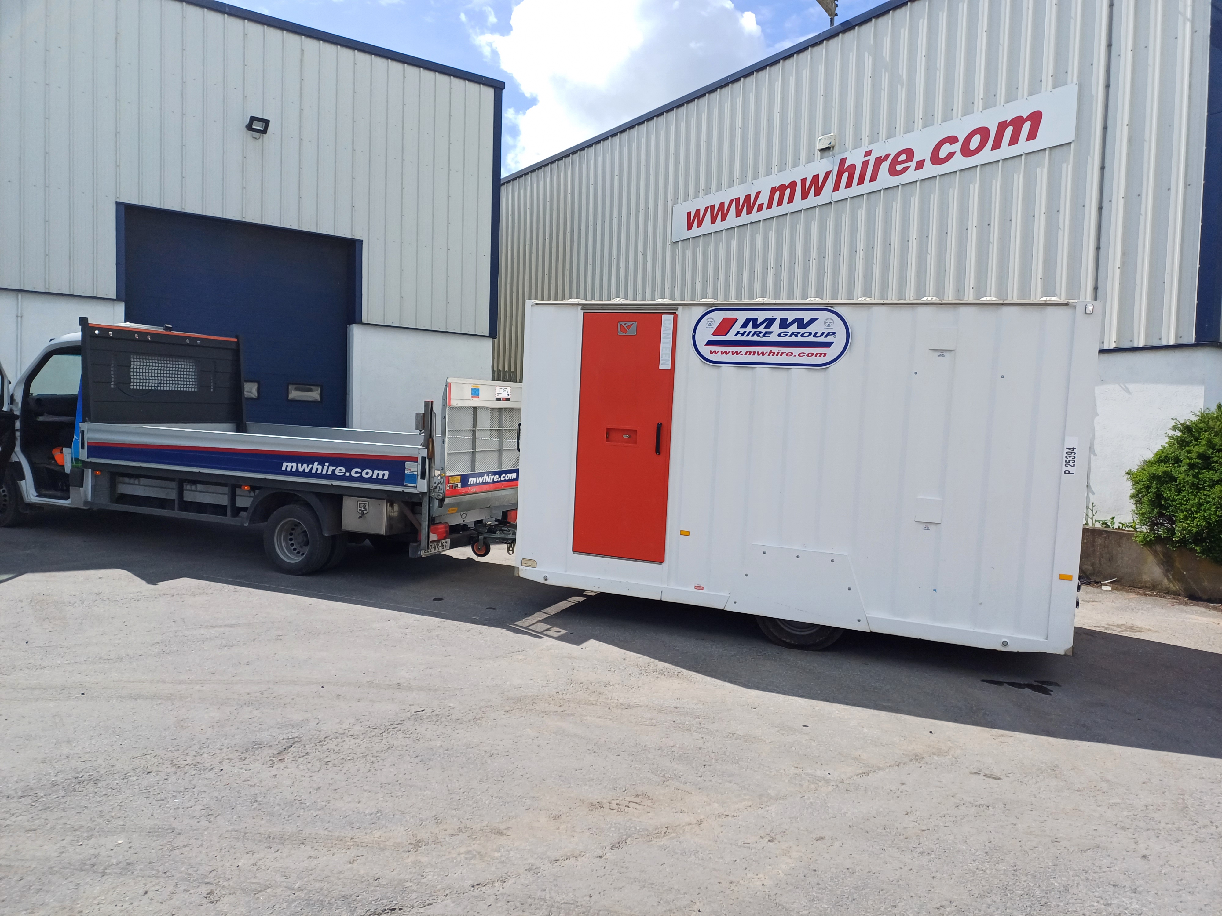 14FT Mobile welfare unit going out on hire 