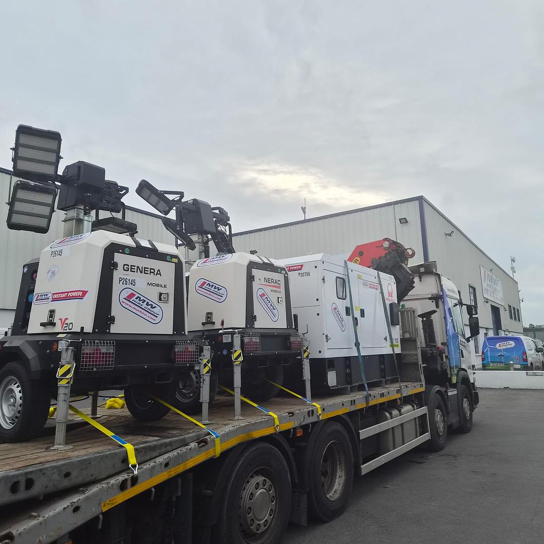 2 x Ex Rental Generac Lighting towers SOLD .... Heading to Cork