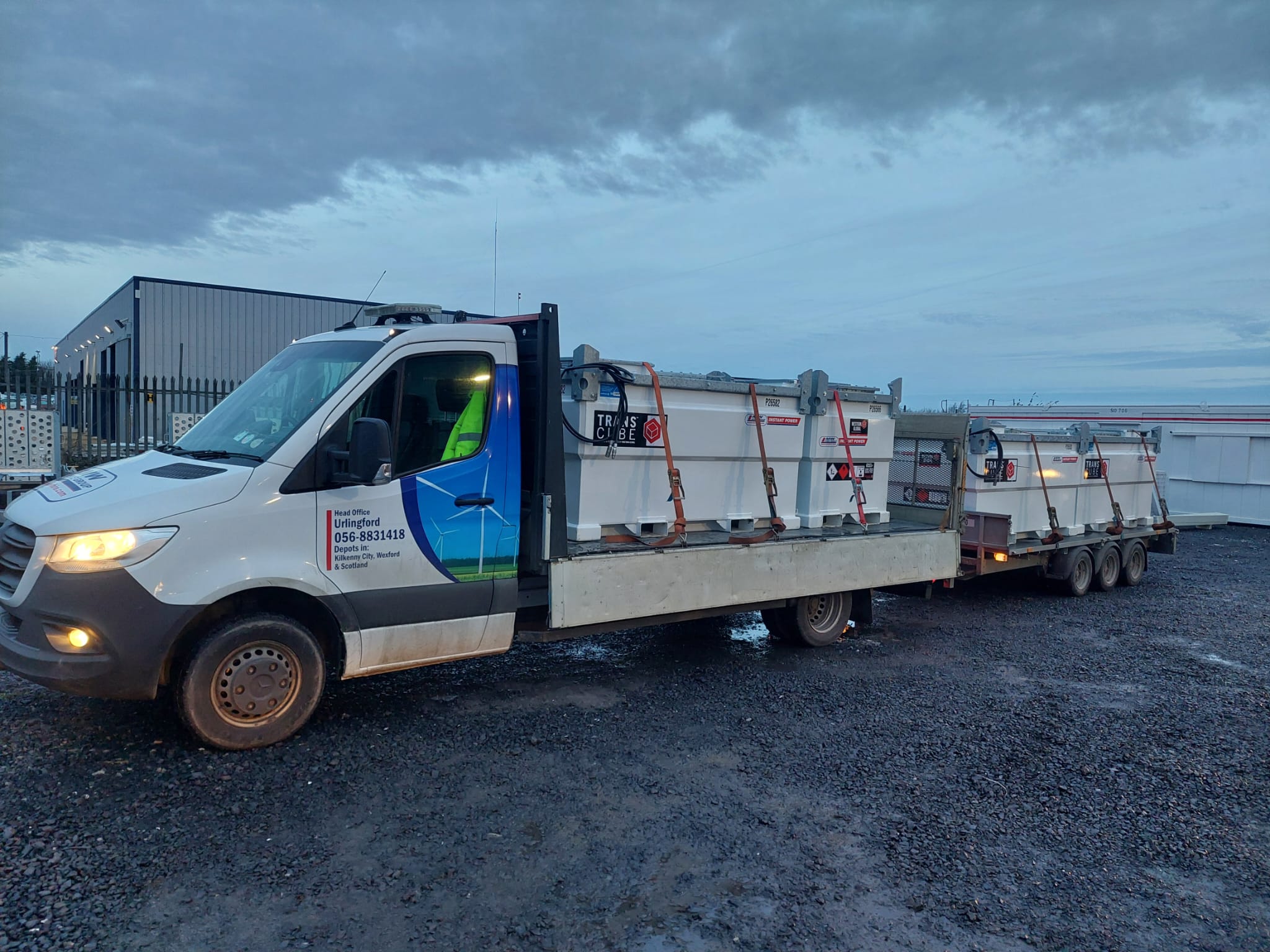 New Western Global fuel tanks sold... Dropping off to our customer in Dublin