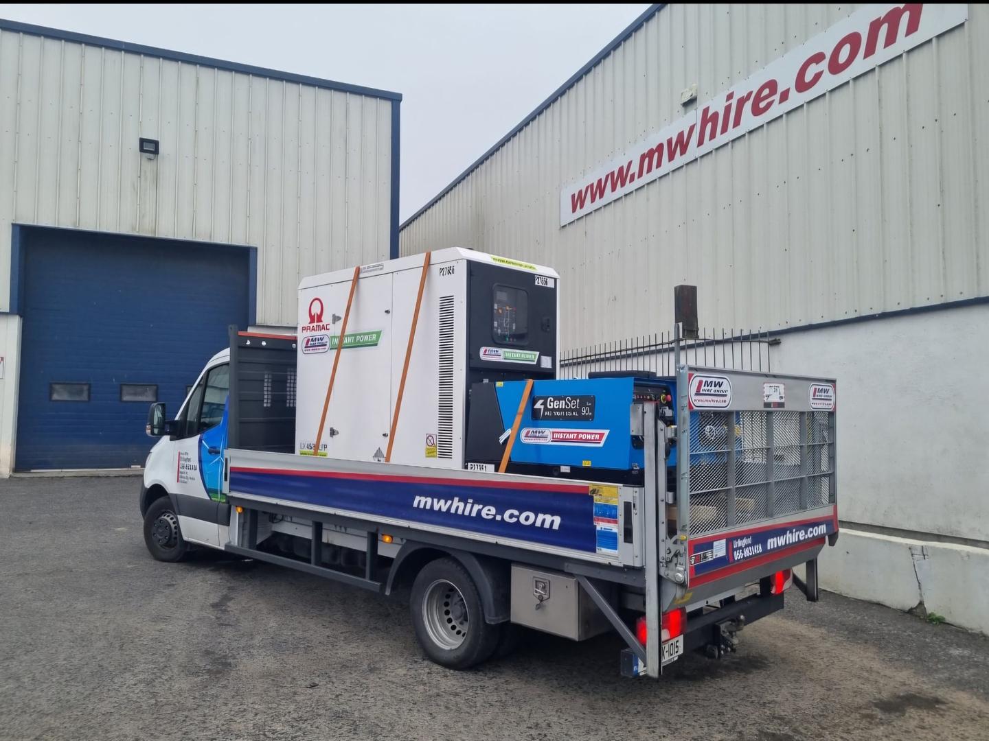 New Pramac Battery bank & 2 x new Genset 10 kva generators sold. Heading away to our customer