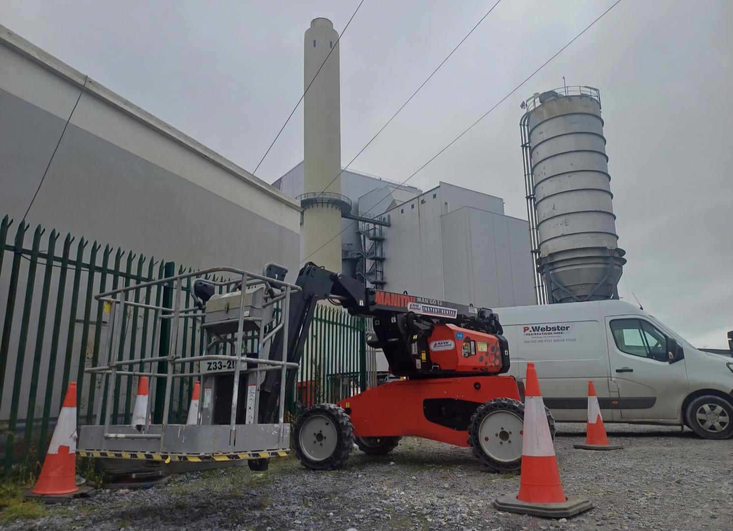 Manitou Mango Boom Lift delivered to site! 