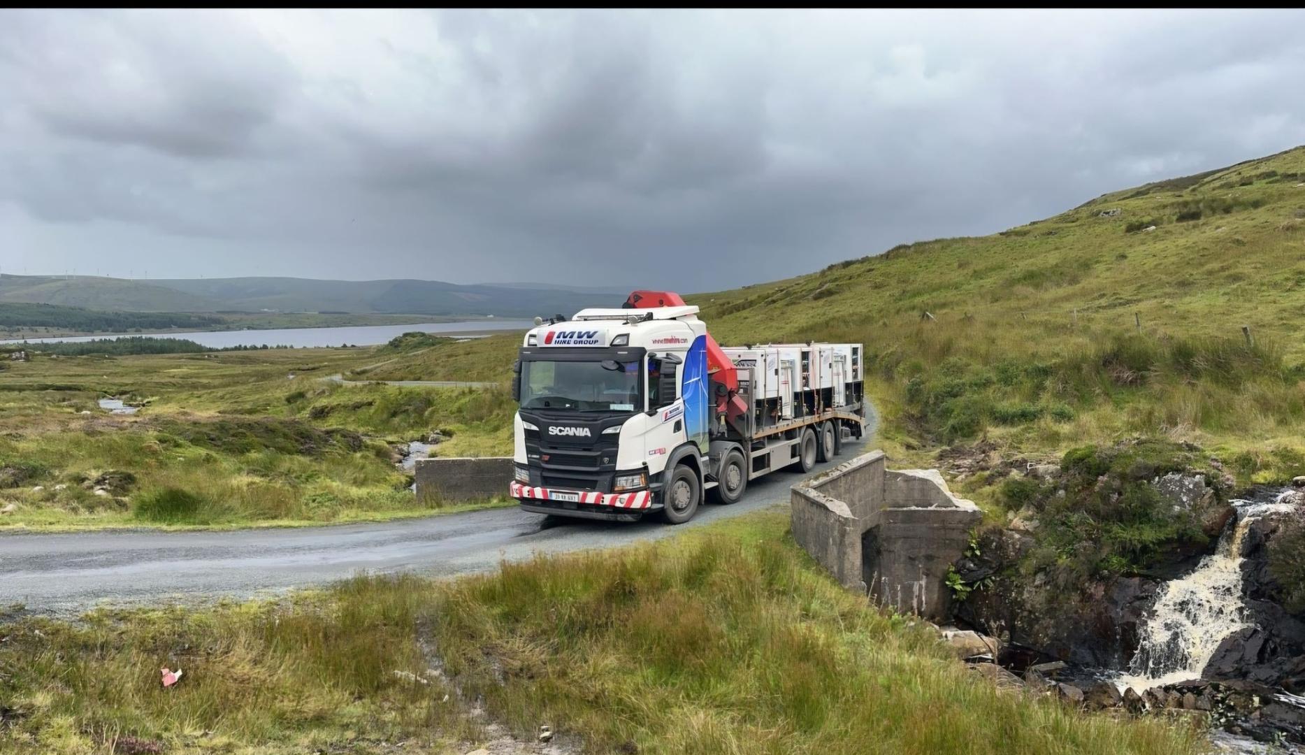 Inmesol Generators being delivered to job!
