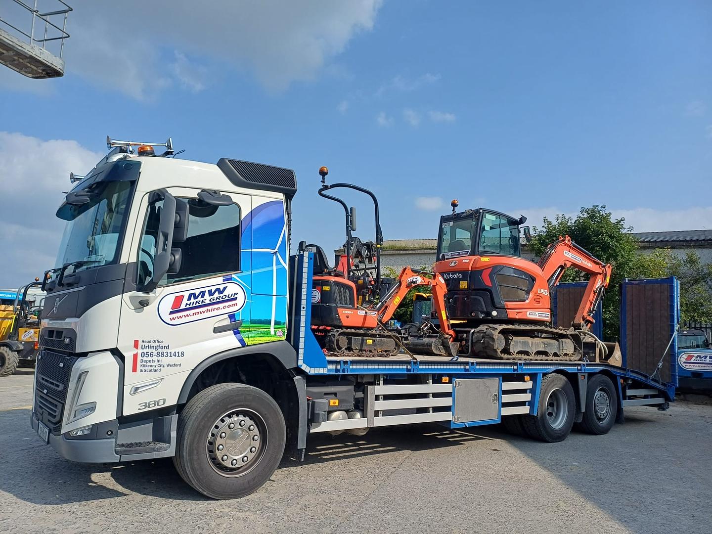 Kubota Diggers Arriving To Site!!