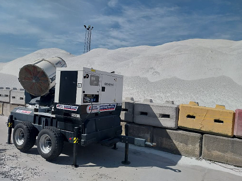 New Generac DF 7500MPT Dust Fighter arriving to site and ready for action!!👍👍