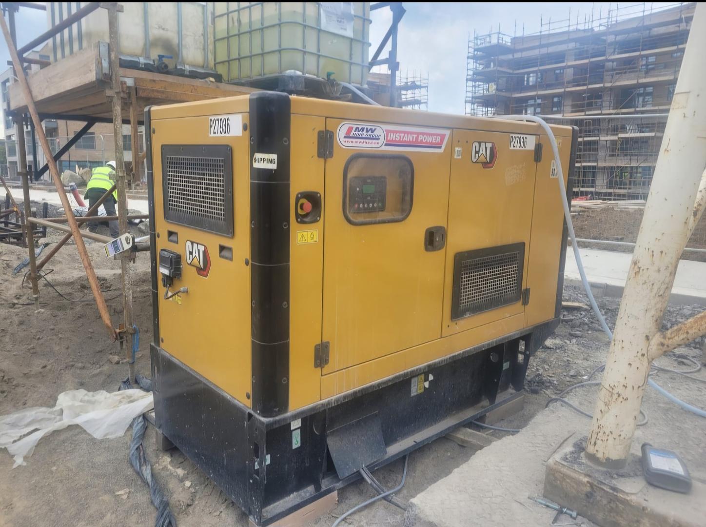 CAT 50 KVA SOLD ... working on a site in Dublin