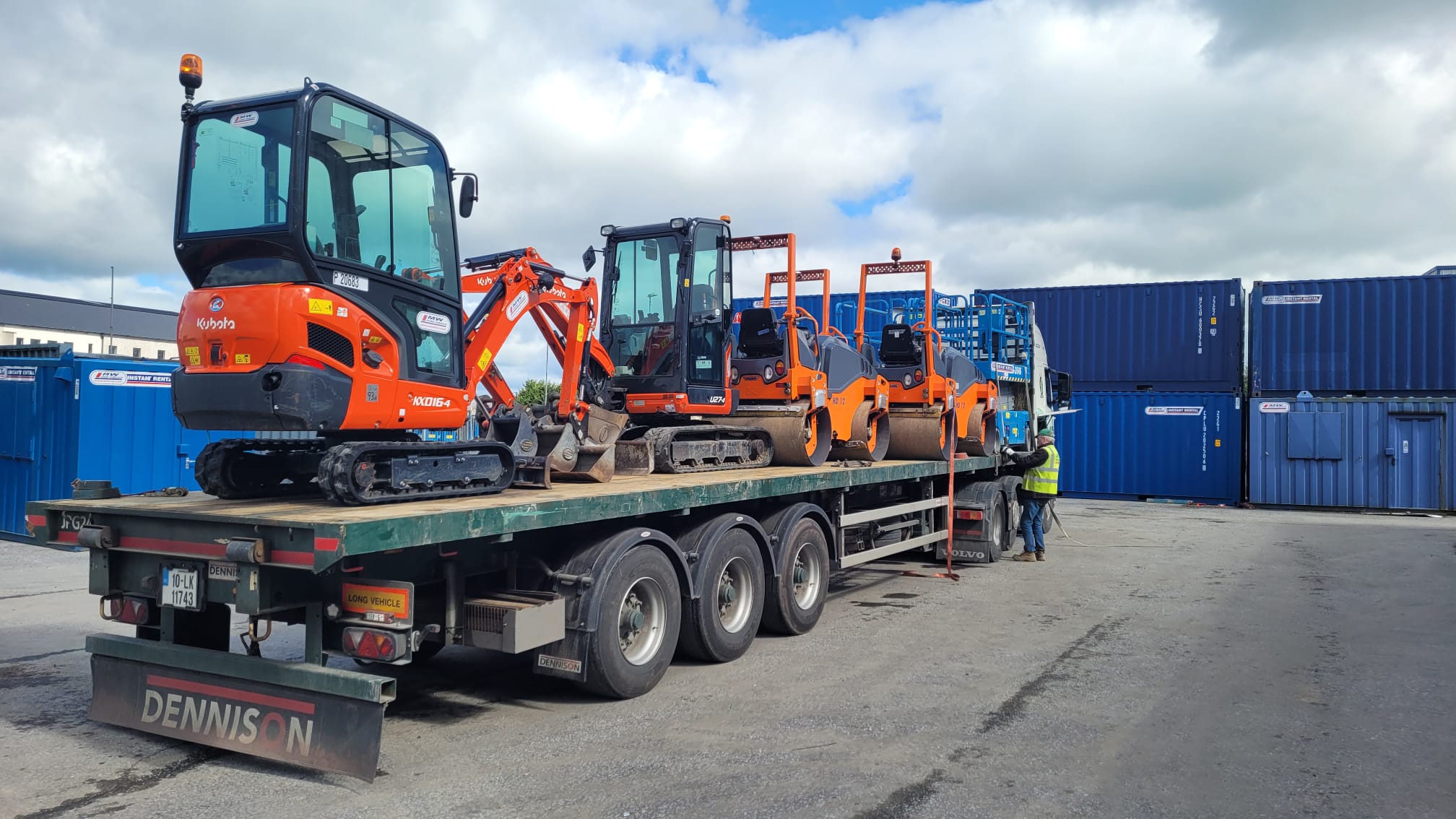 Load of Ex Rental Equipment sold and heading to the Netherlands