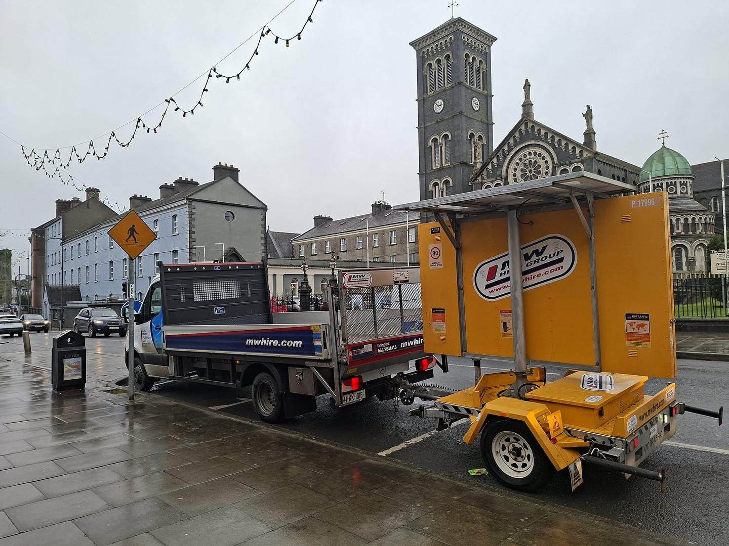 Our vms digital road sign set up for road works!👊👊