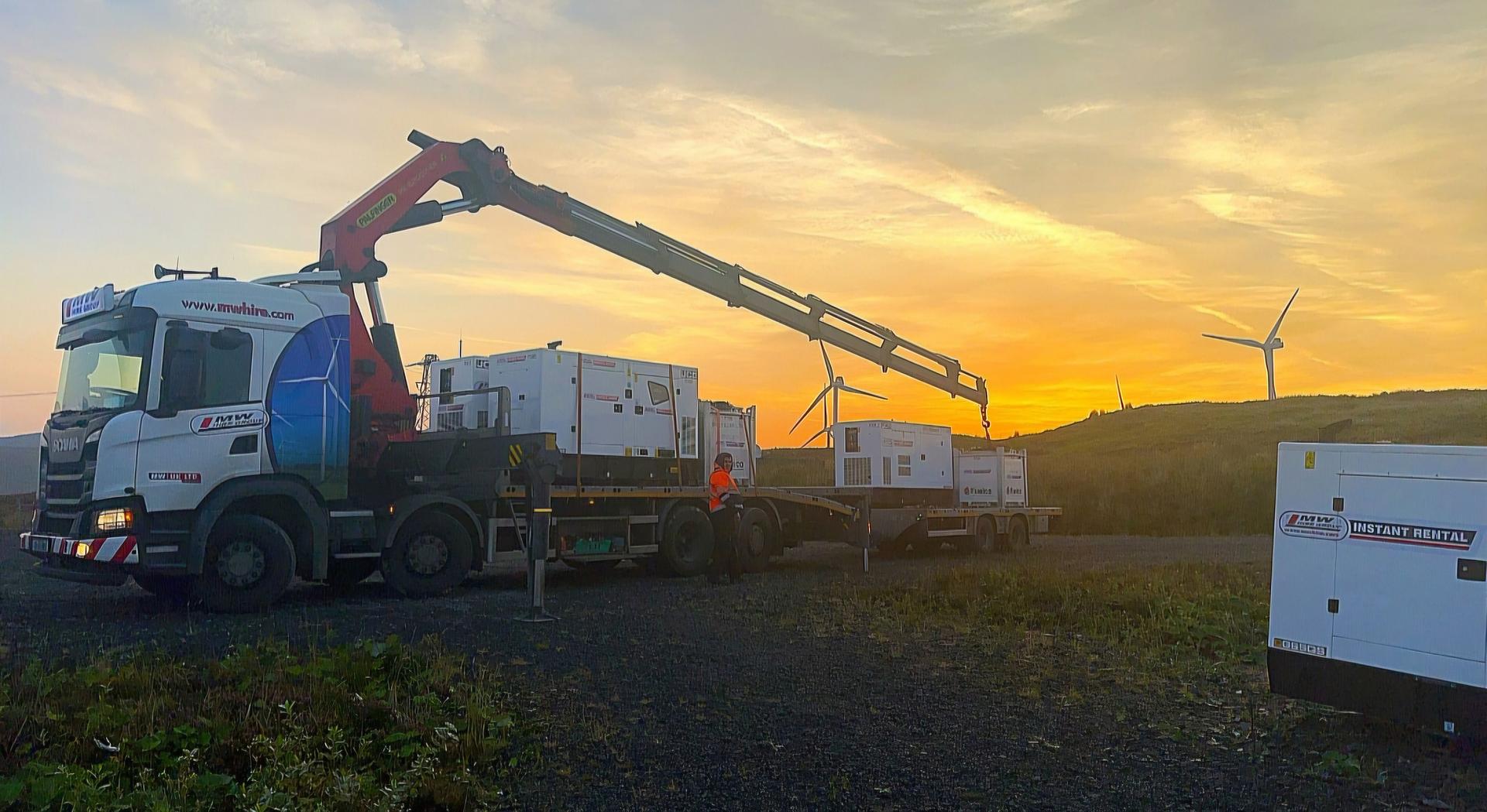 JCB G65QS and Fuelco Tank delivered to rental job!