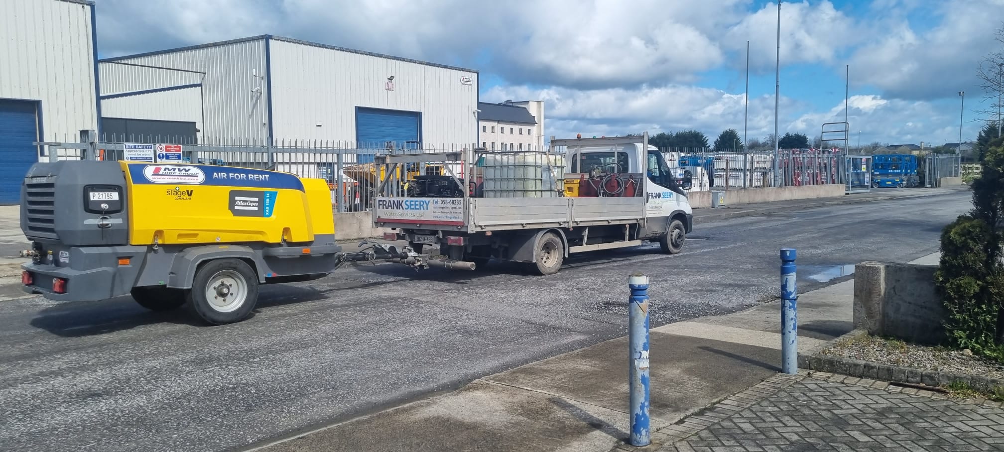 400CFM Compressor heading out on a rental project