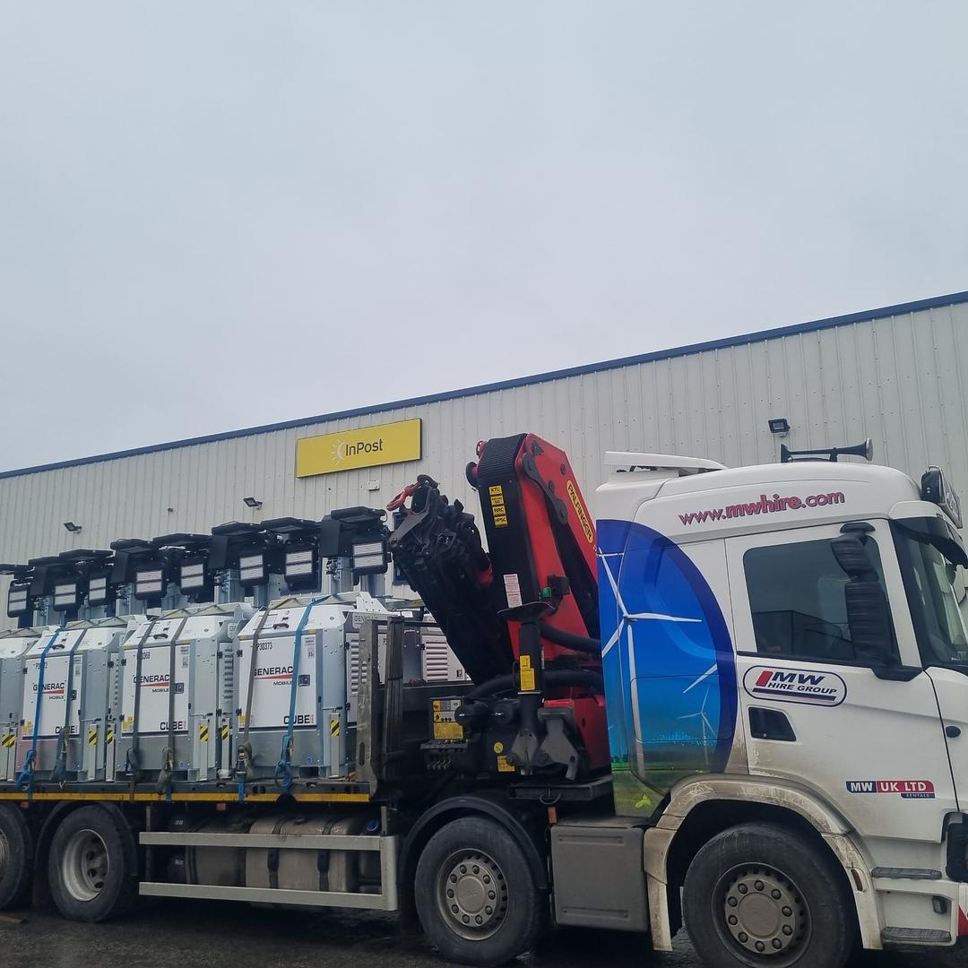 8 x new Cube Hybrid Generac Lighting towers SOLD - heading to a construction company in Dublin