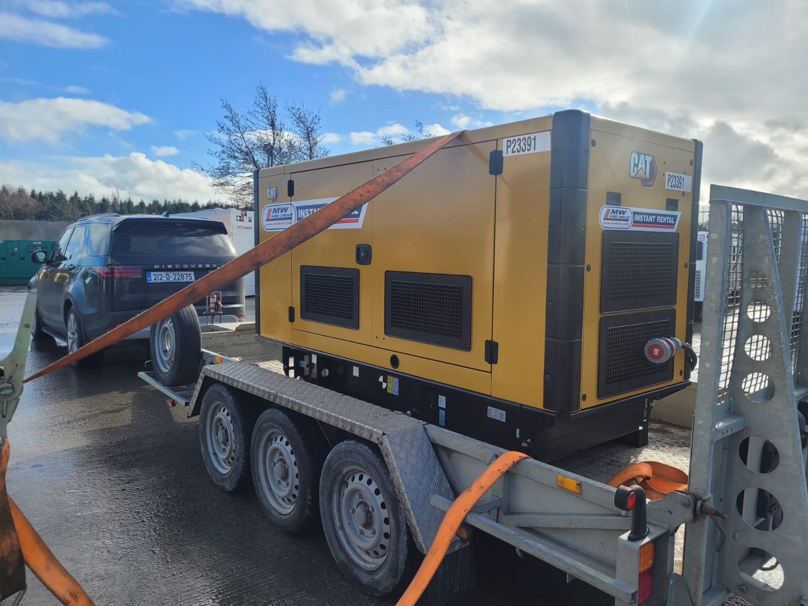 110KVA CAT Generator sold to Limerick based construction company