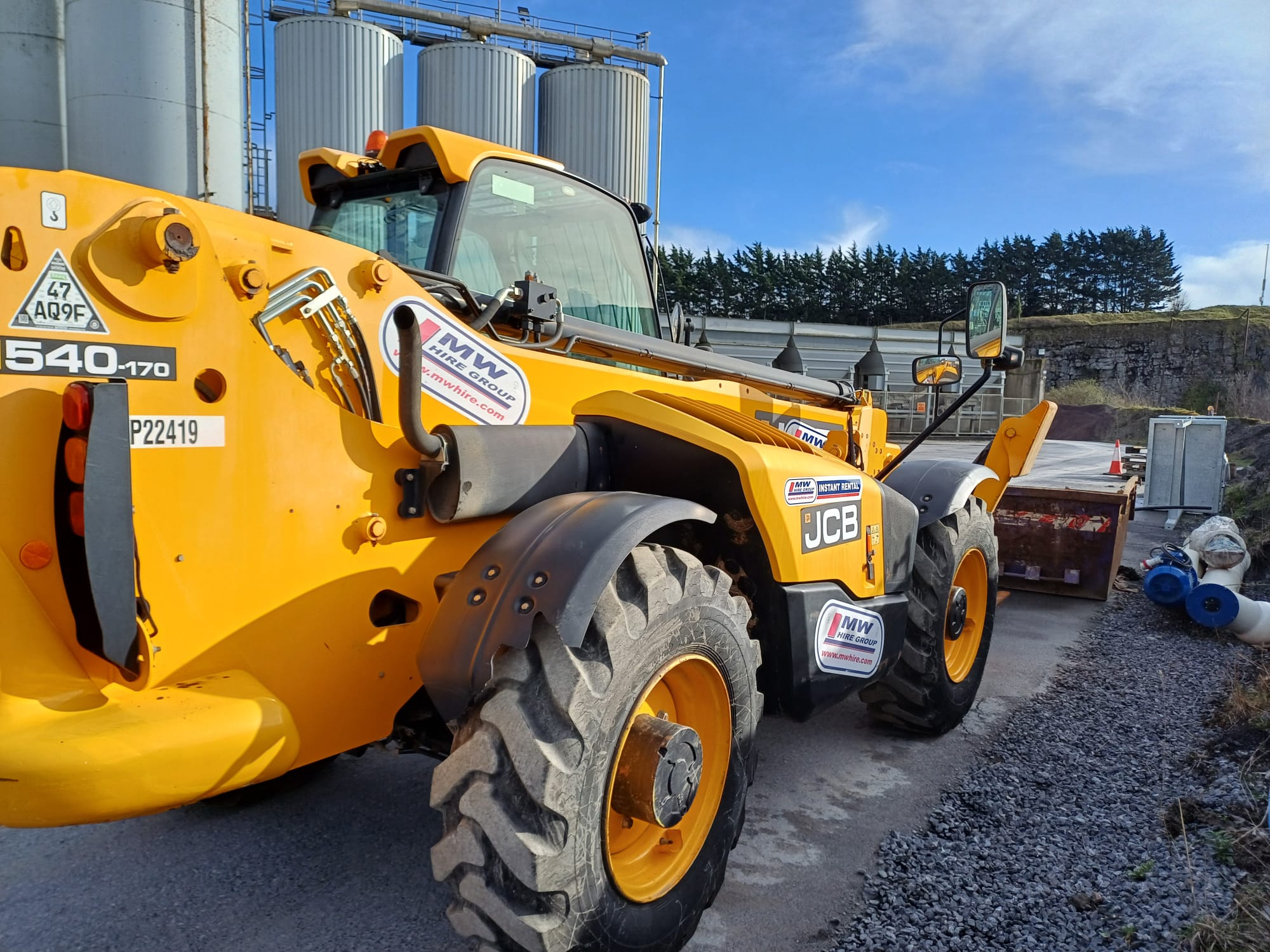 JCB 540-170 on a project in Kilkenny