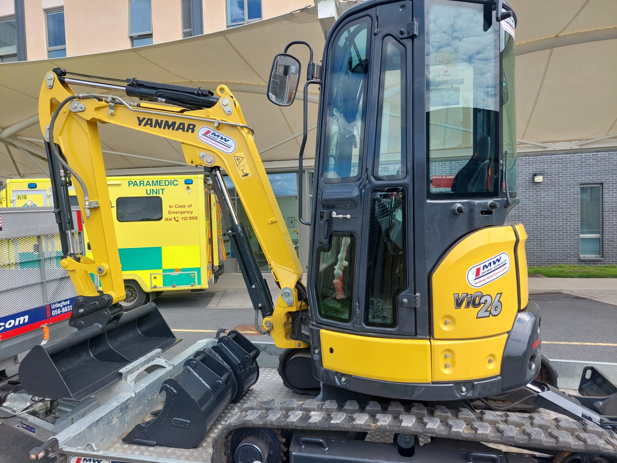 Ex rental Yanmar 2.6 ton excavator SOLD and being delivered to our customer