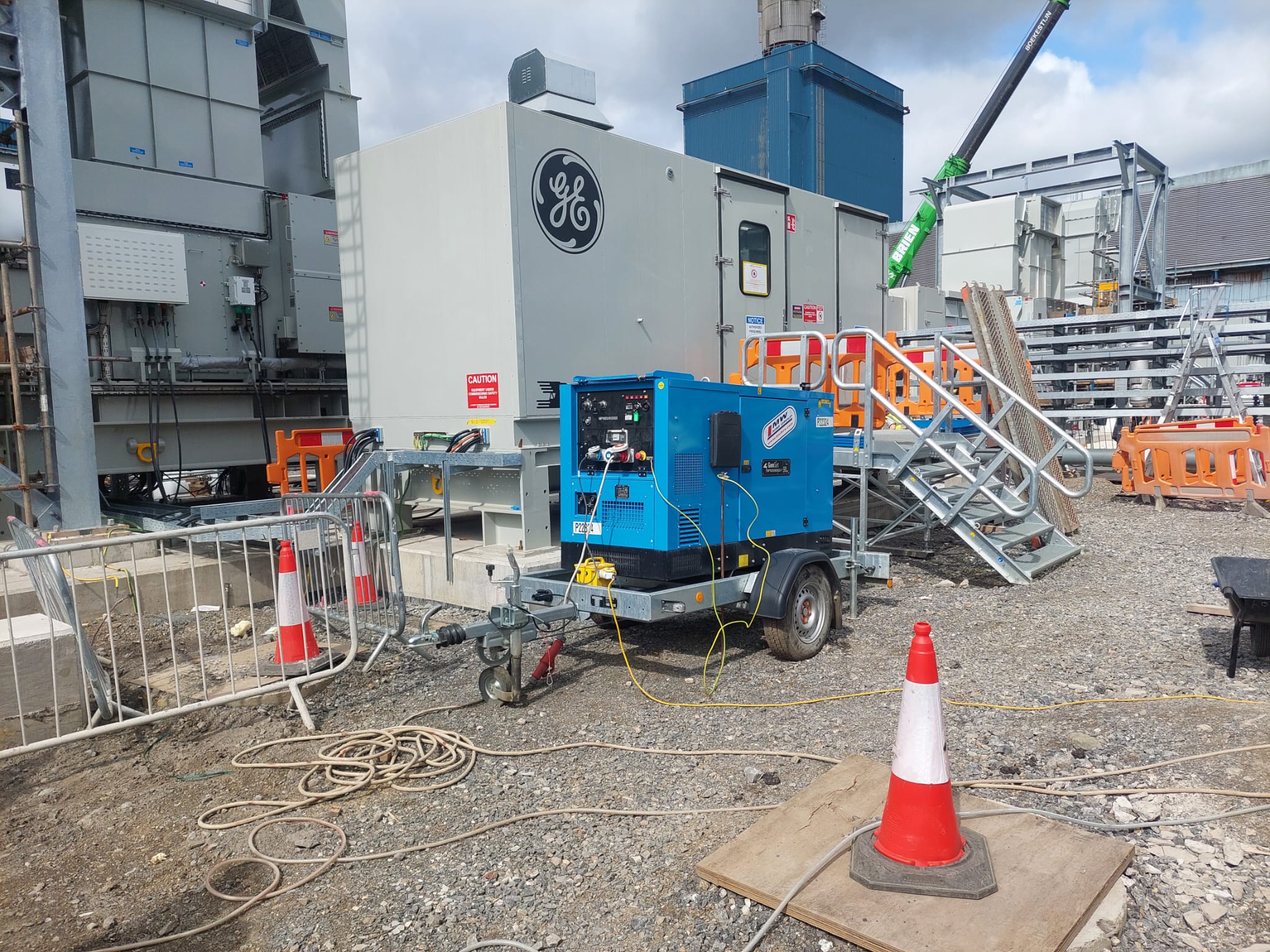 Equipment Operating on a project in Dublin