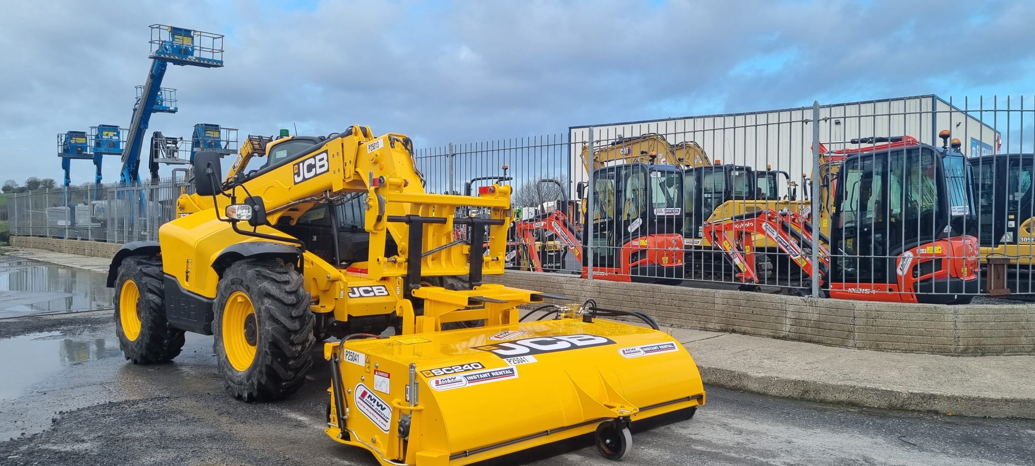 New JCB Sweeper going out on a rental job