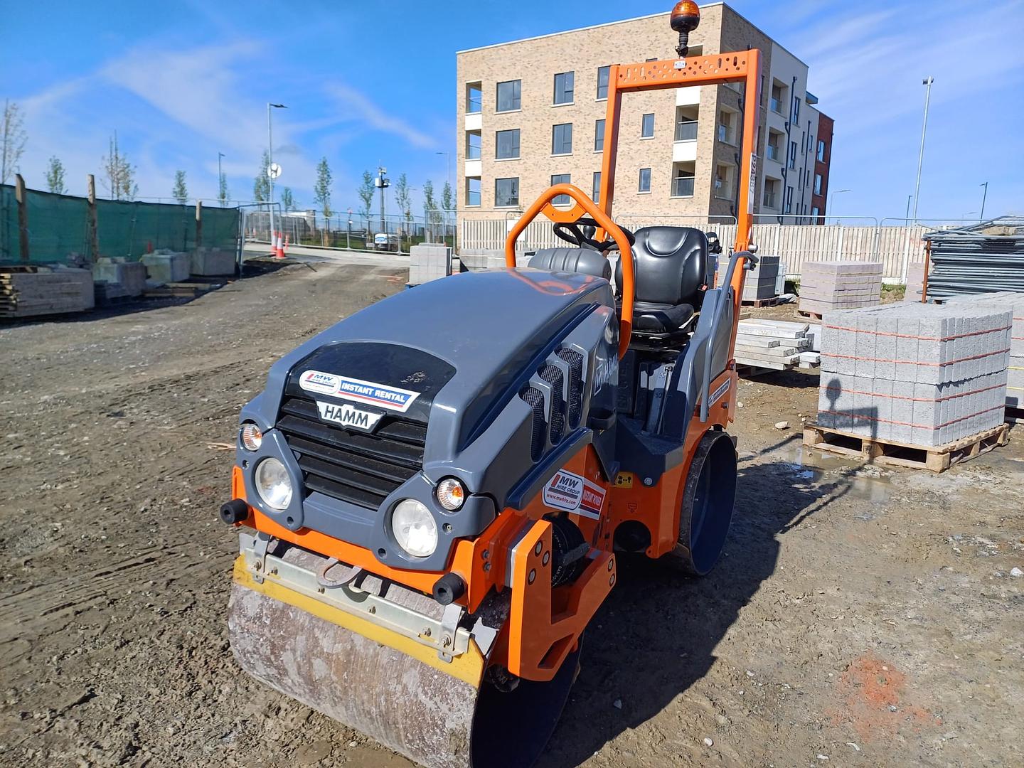 HAMM Roller delivered and ready for work!