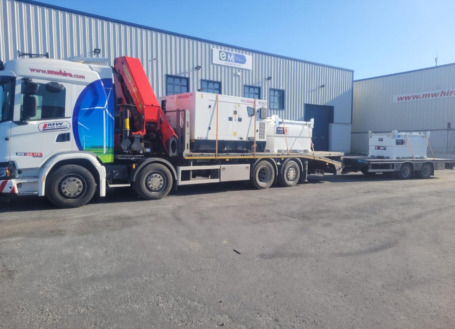 Load of Generators & Western fuel tanks SOLD ... heading away to our customer