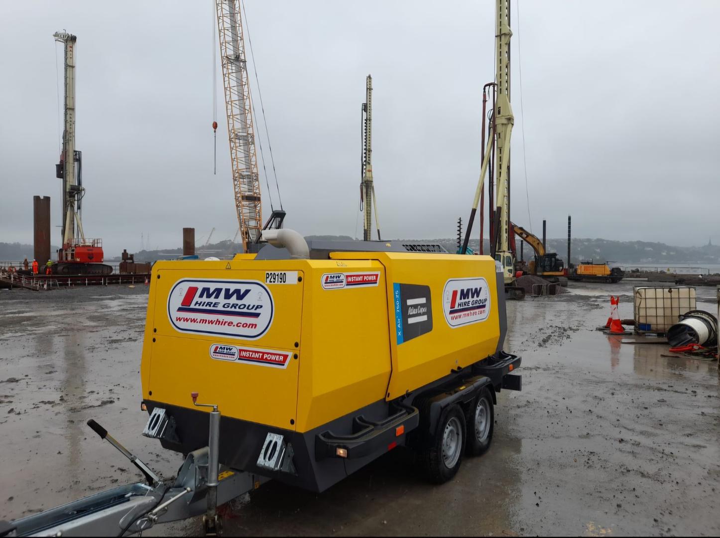 FIRST OF ITS KIND IN THE COUNTRY!! Our Atlas Copco 750CFM 25BAR Compressor arriving in job in Cork!