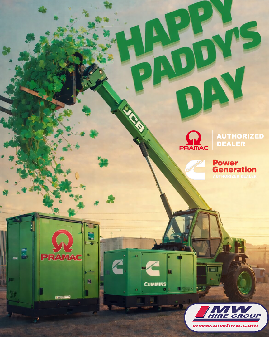 Happy ST Patricks Day from all at MW Hire Group!