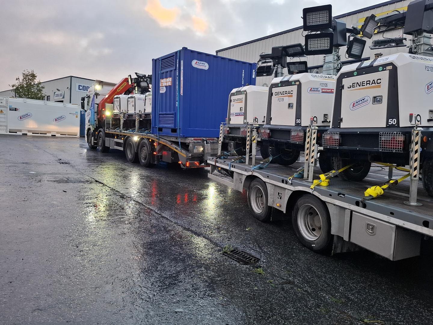 Ex Rental Generac Lighting Towers and a 9ft COSHH Store SOLD! - Heading to sites in Leinster