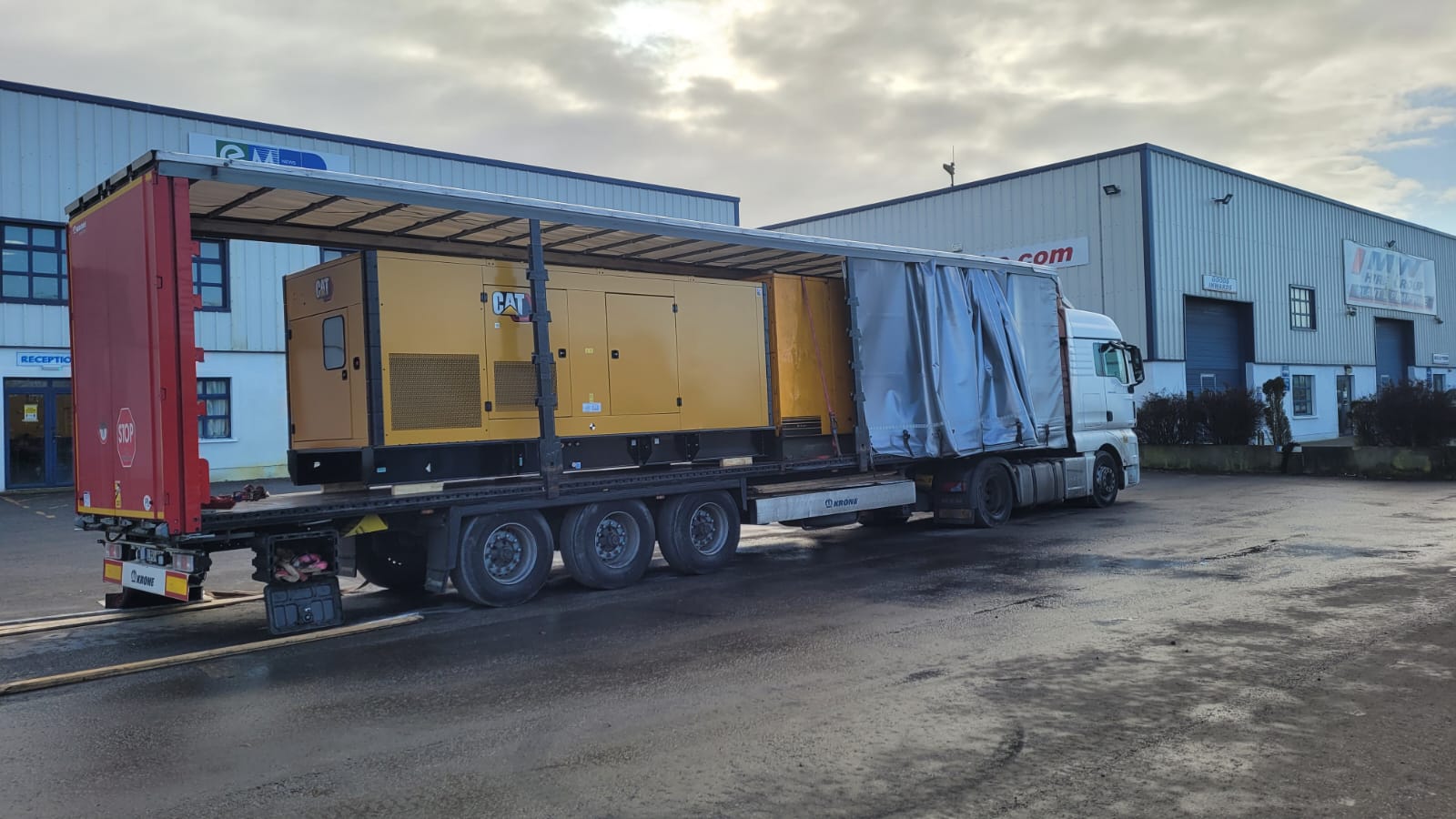 Number of large CAT Generators SOLD throughout the past week... heading for Europe