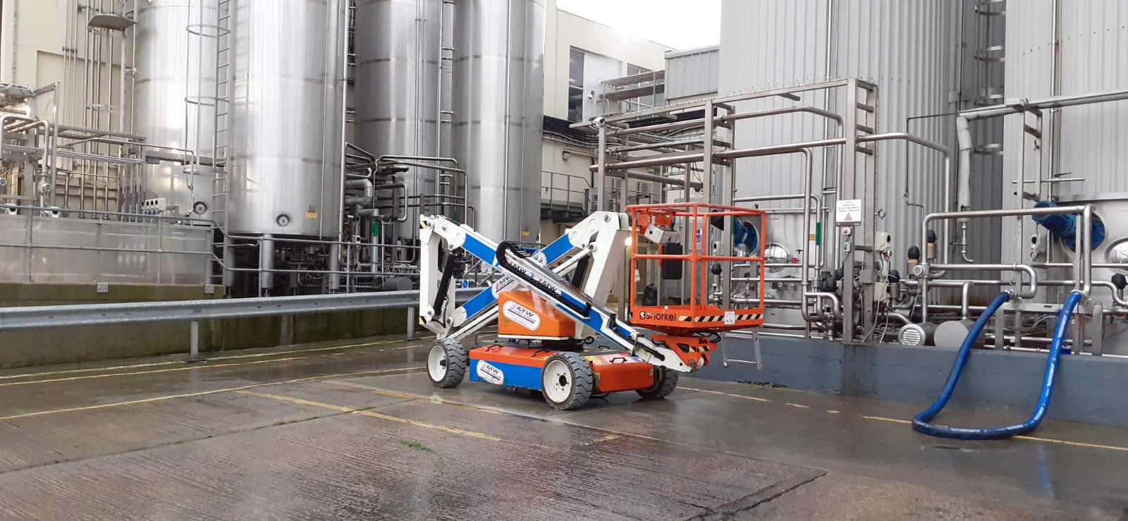 Snorkel Hoist out on hire from our Wexford depot 