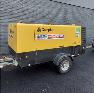 400CFM Compressor on Hire to a customer based in Limerick 