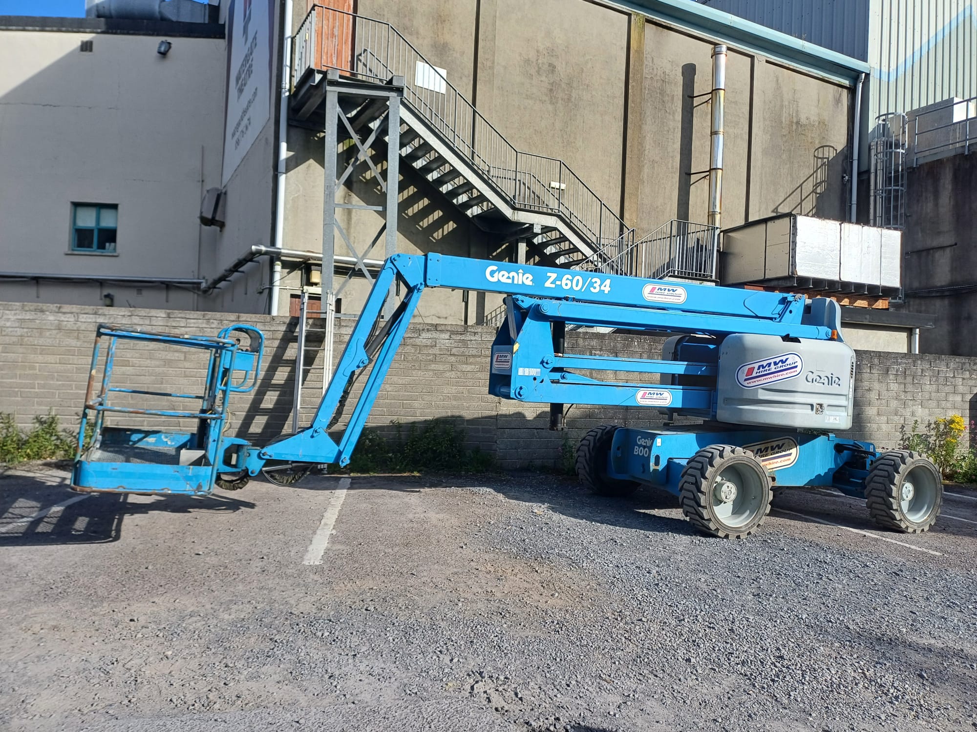 Genie z60-34 Boom Hoist delivered to rental job