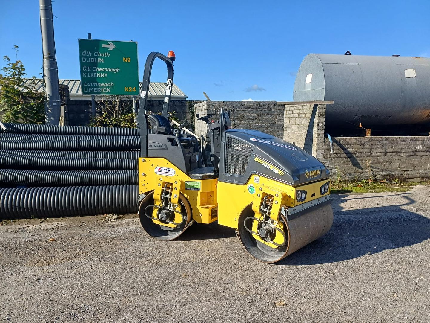 Bomag 120 AD Delivered! 