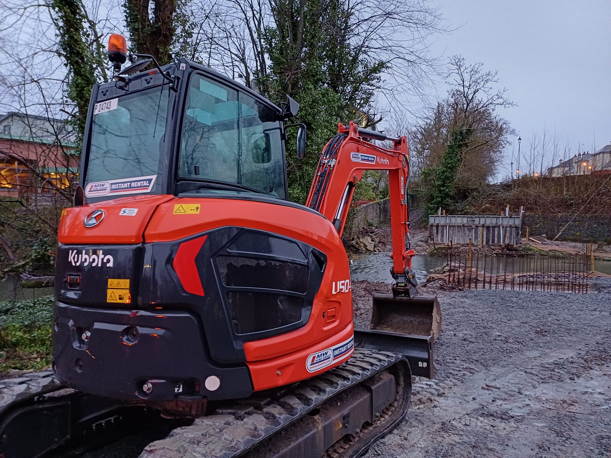 5T Kubota Digger out on hire for our Kilkenny depot