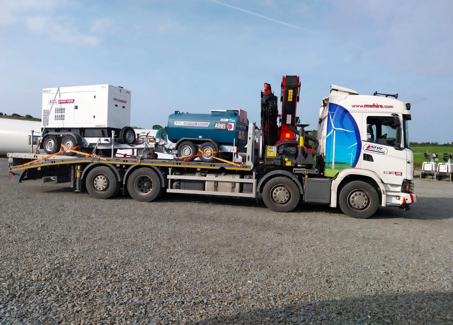 Delivered!  ABBI Fuel Tank 2000L! JCB  G115QS Silent Generator!