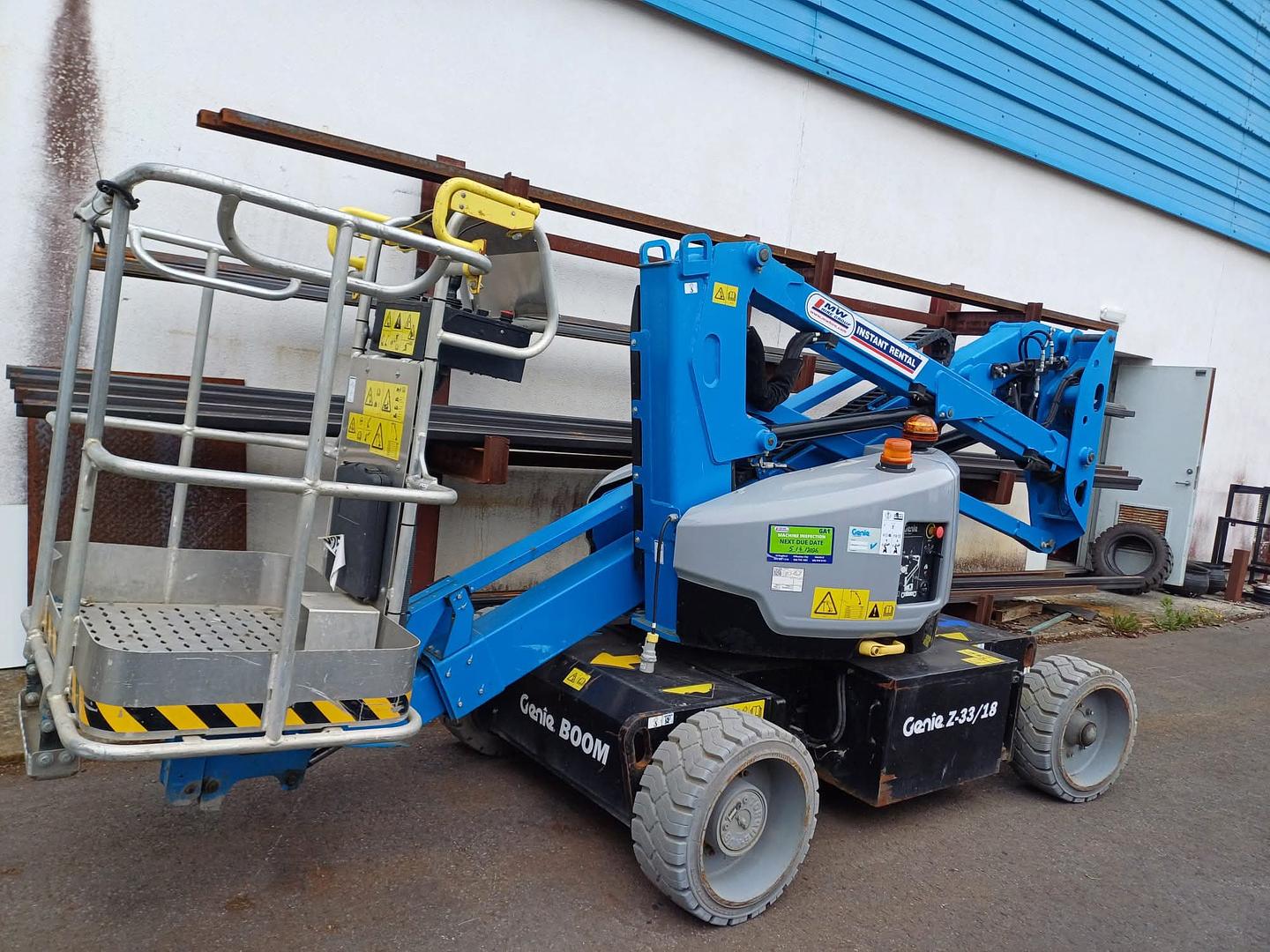 Genie Boom out for hire and delivered successfully!