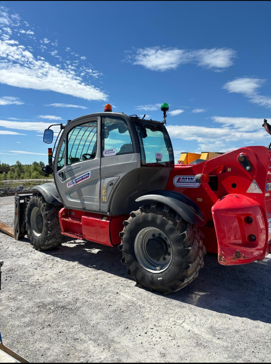 Manitou 790 delivered today ex Urlingford for rental job.