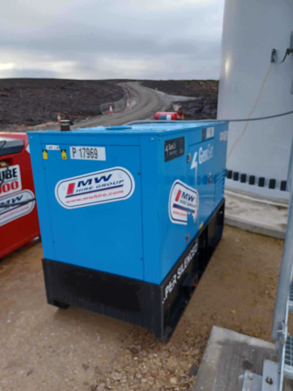 Some of our gear out on a windfarm job in Scotland