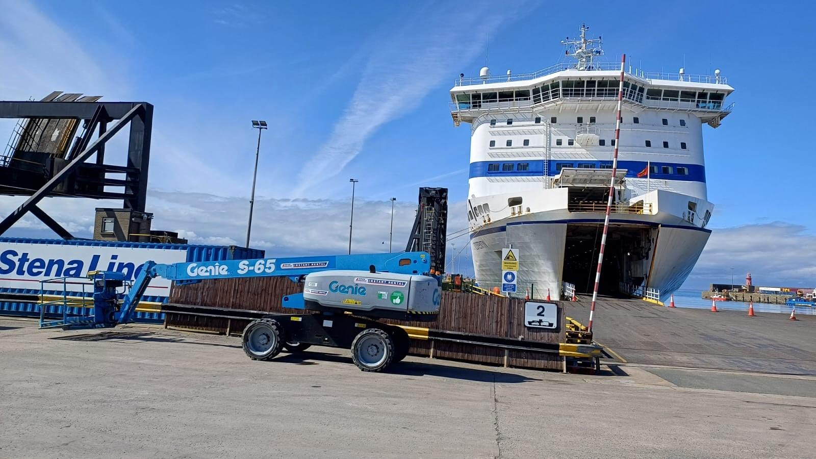 Genie Boom Lift delivered and ready for work!