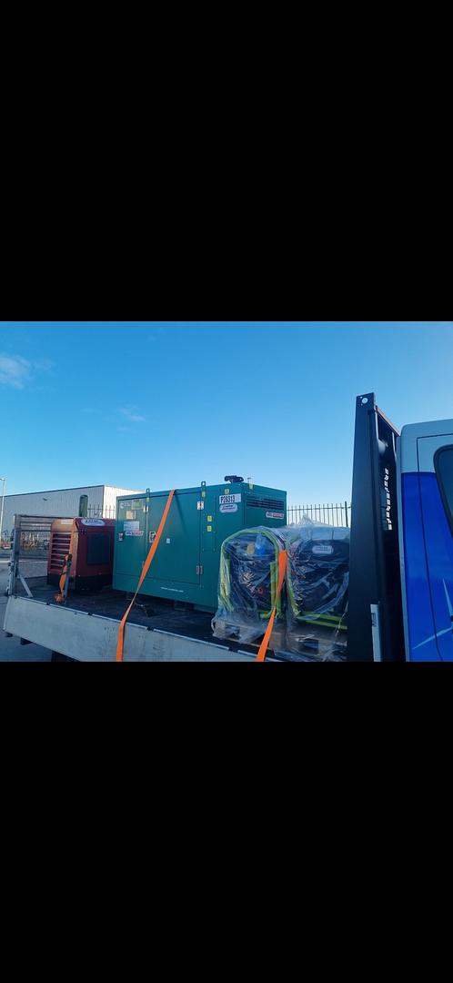 SOLD to a customer in Co Galway ... heading away   # Generators   # New Genset 16 KVA  # New 33 KVA Cummins  # 4 x Pramac PX8000s