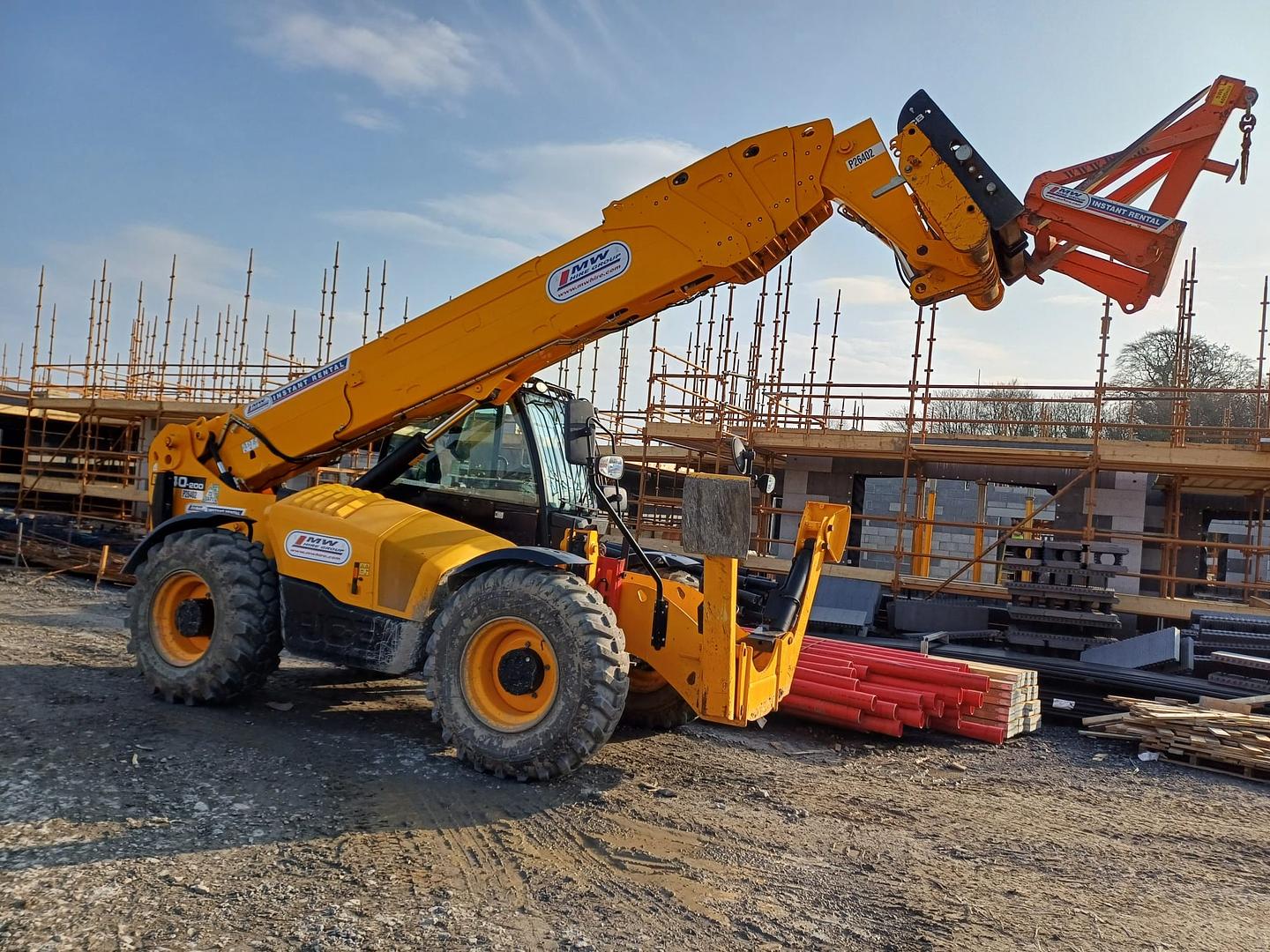 JCB Telehandler delivered to site!
