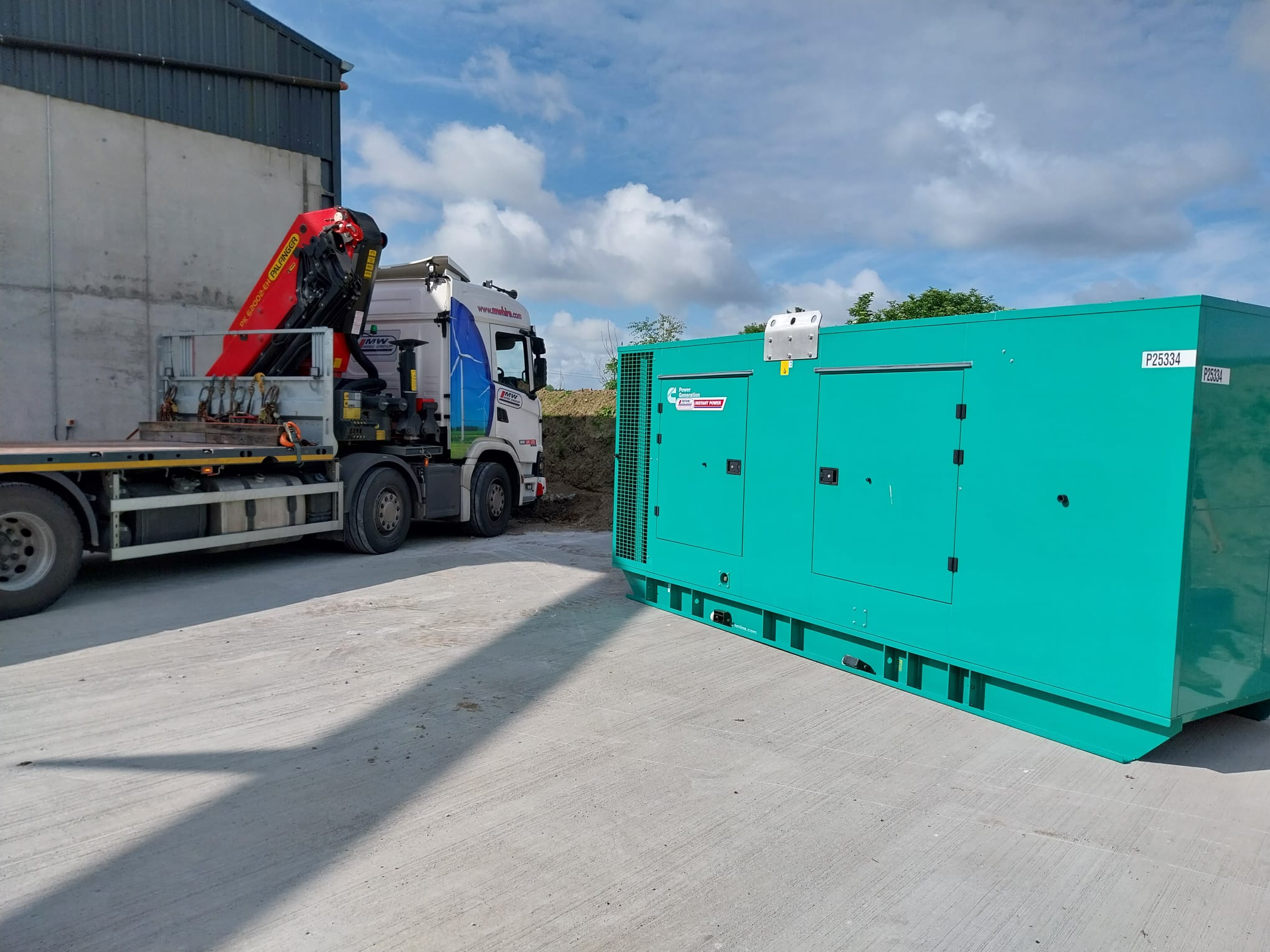 Best of luck to owens agri athy with their new 450 kva Cummins. Thanks for the business