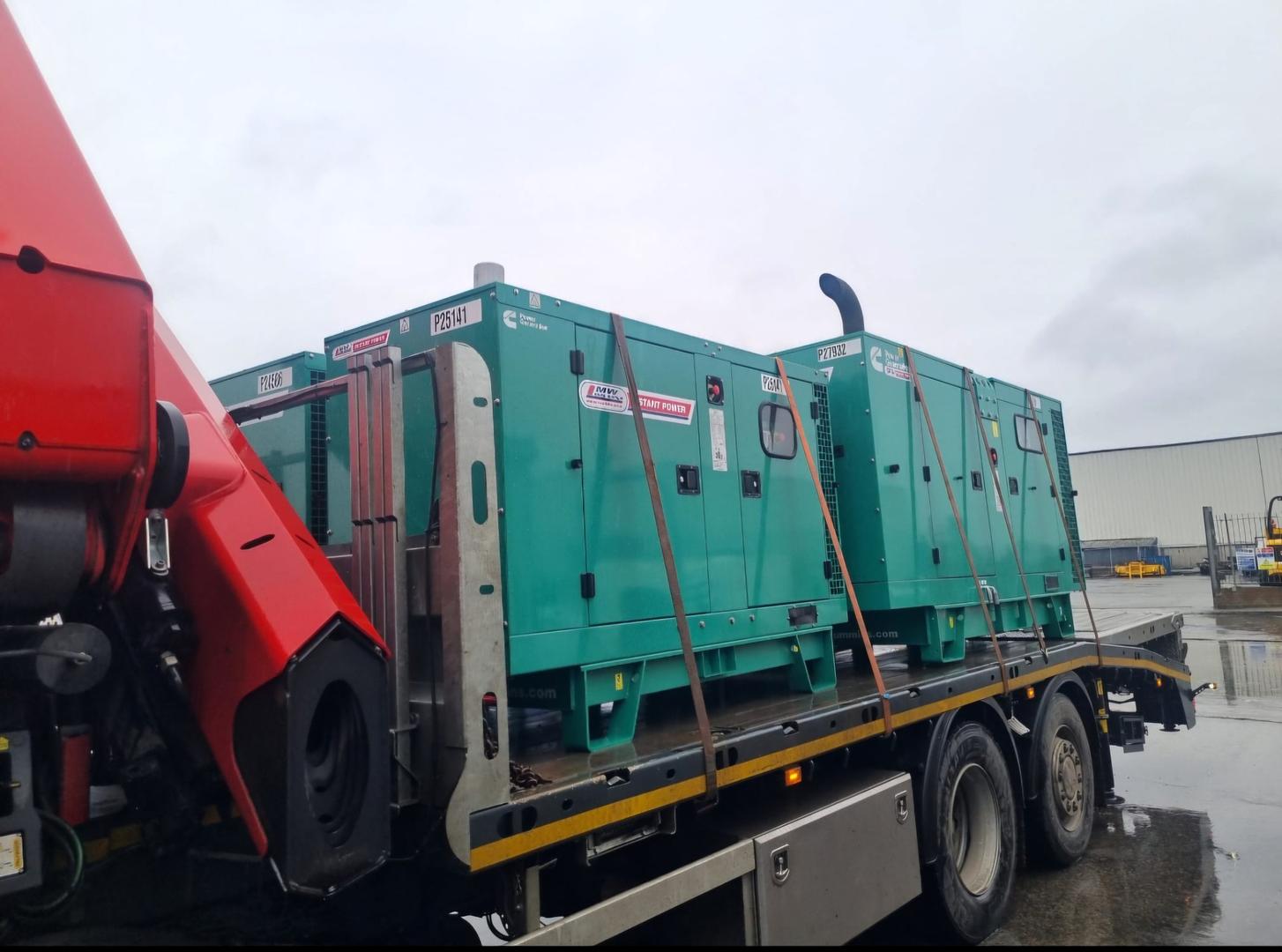 3 x new Cummin’s Generators SOLD . heading to customer's in Cork