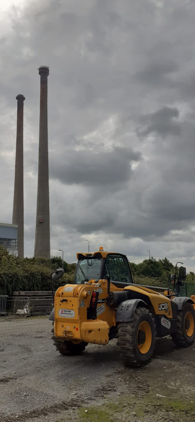 JCB 540-180 Teleporter out on hire 