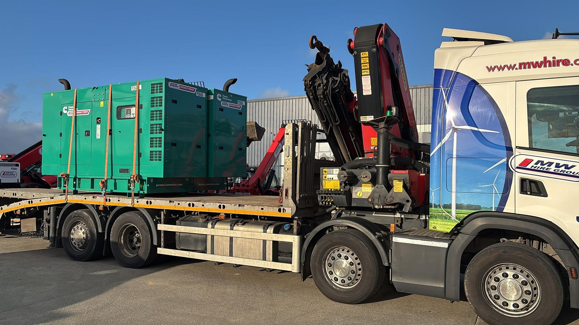 Cummins C150D5 Generator! Sold and heading to customer!