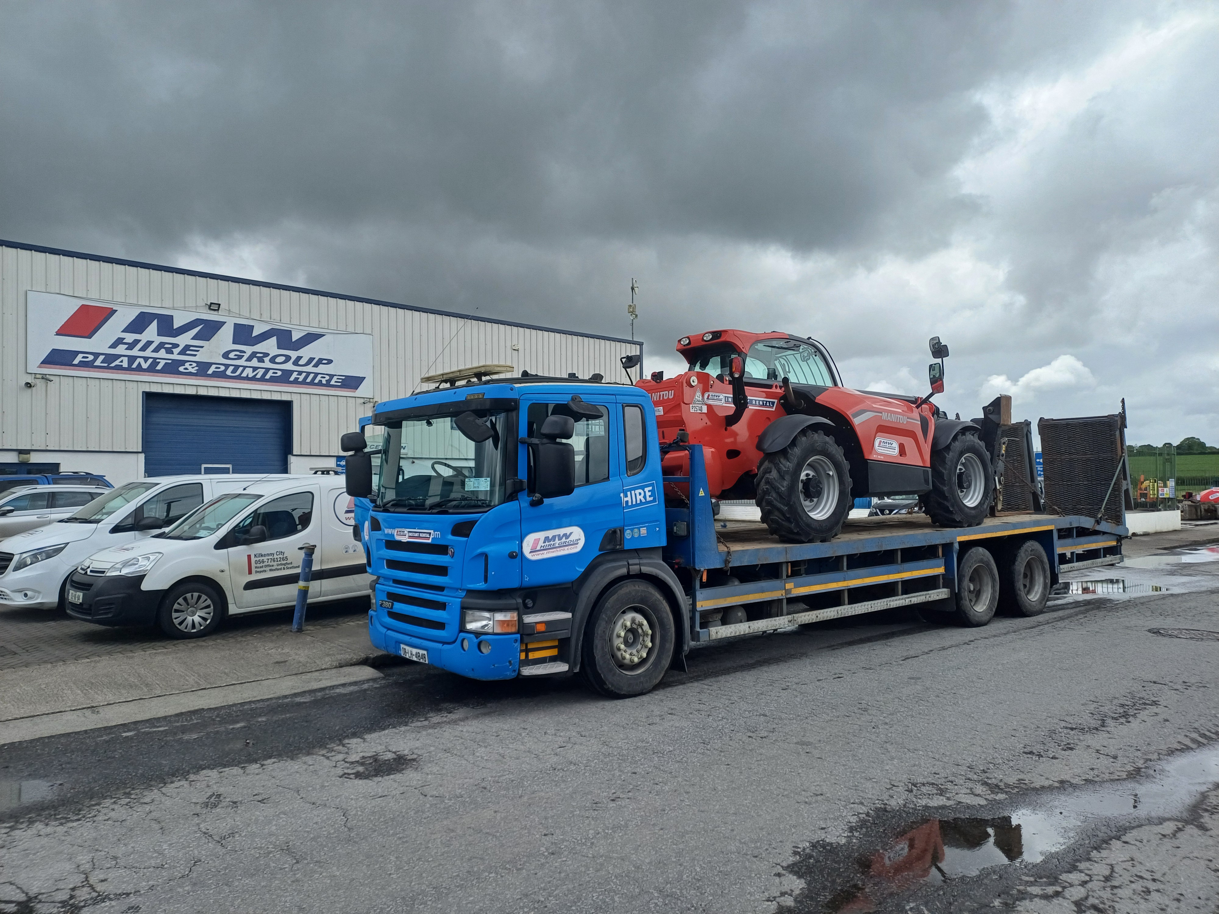 Manitou MT 1440 delivered today for rental job ex Urlingford