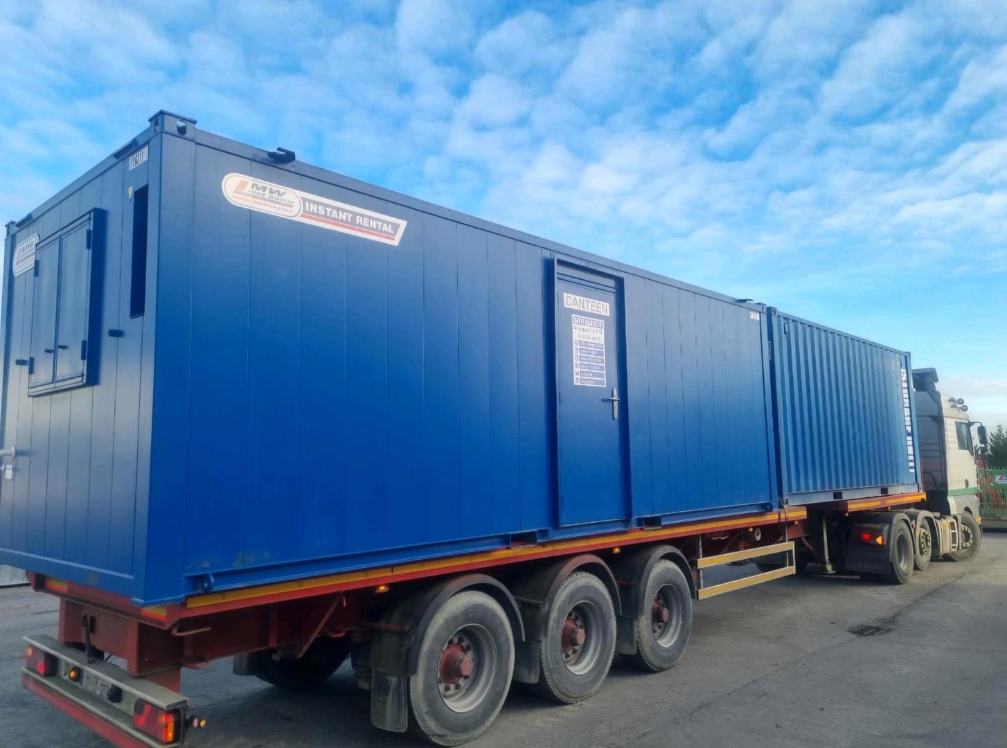 24 ft Canteen & 20 ft Storage Container sold   