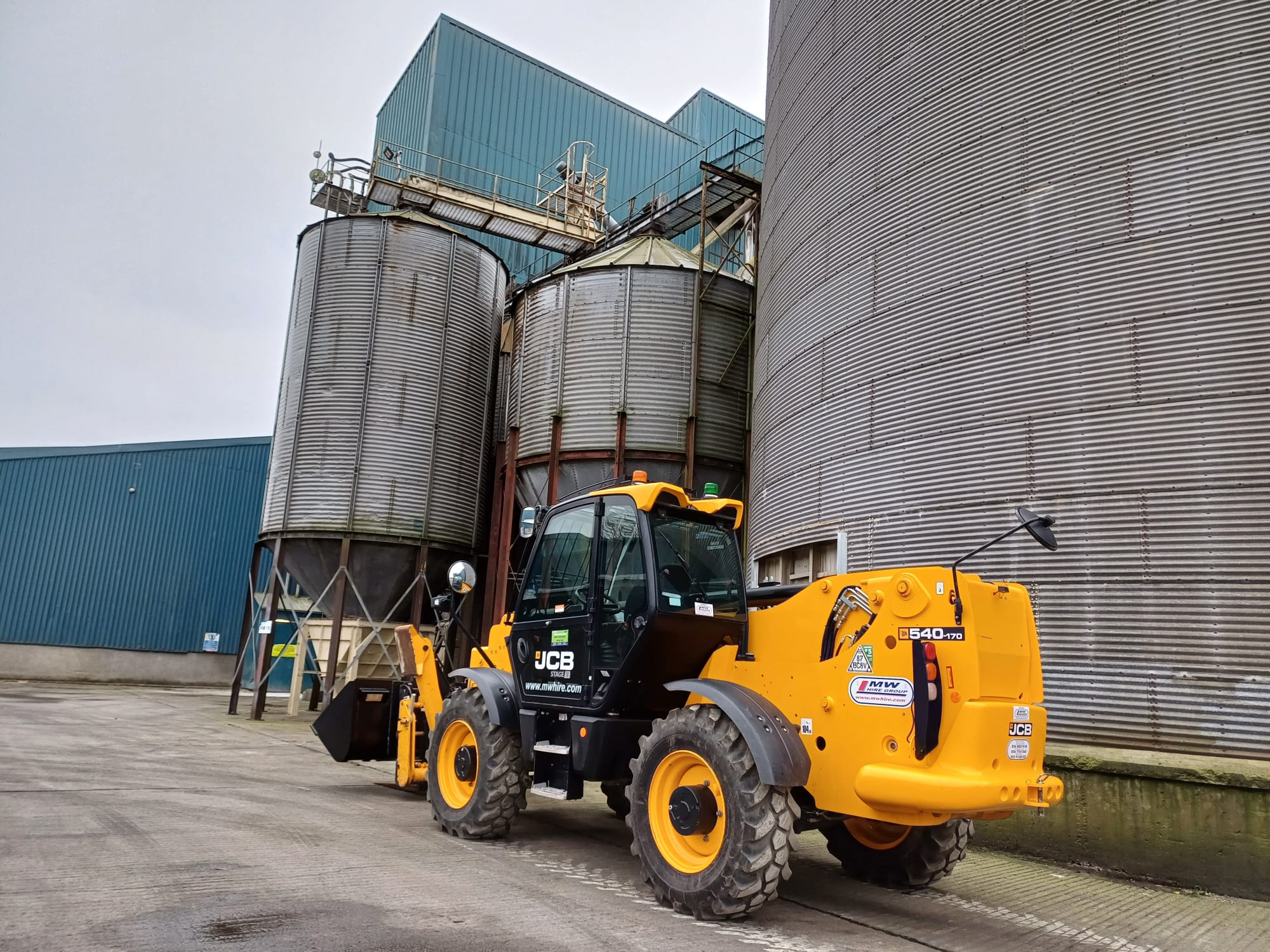 17m JCB Telehander out on hire from our Kilkenny depot 