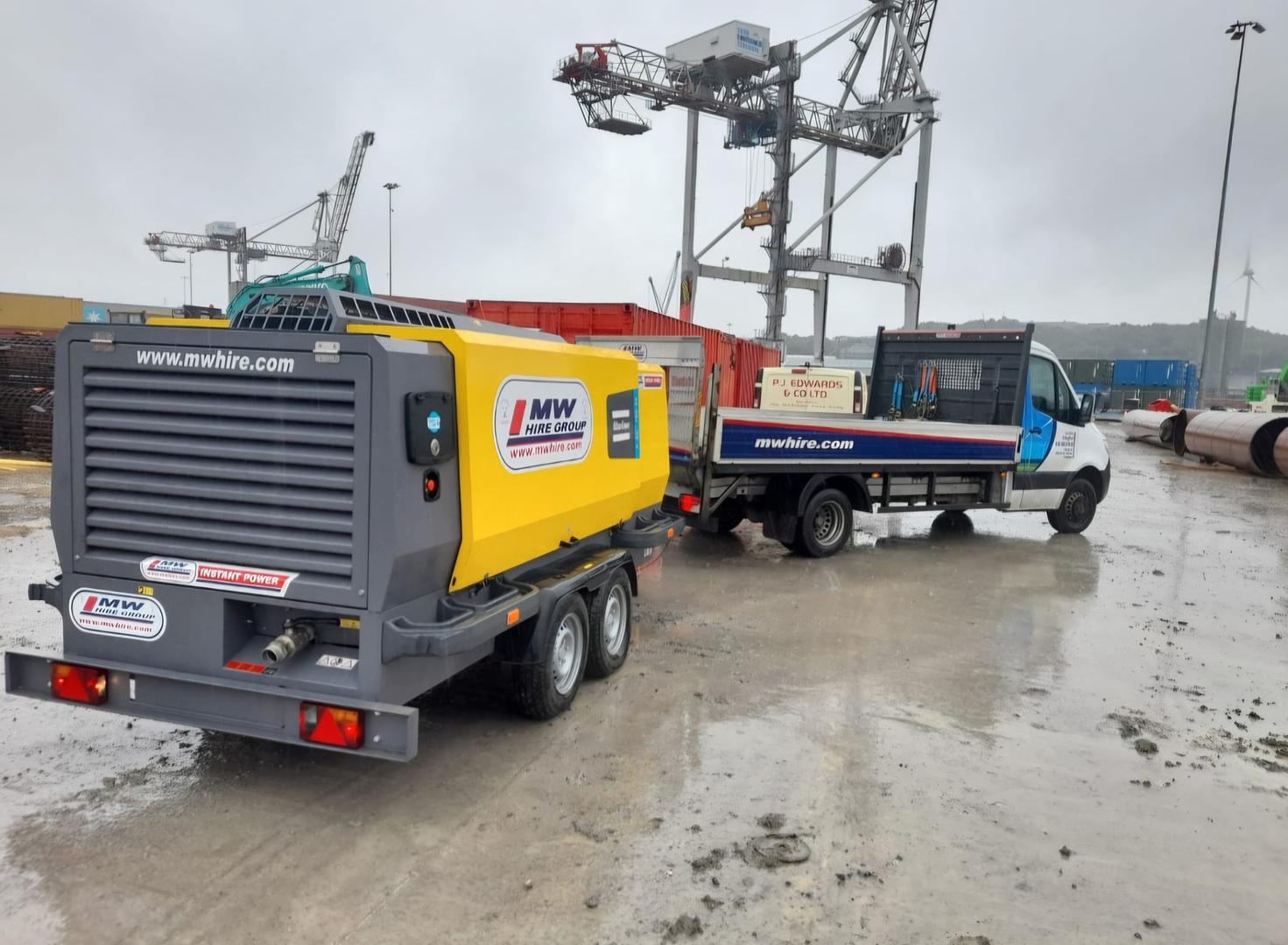 FIRST OF ITS KIND IN THE COUNTRY!! Our Atlas Copco 750CFM 25BAR Compressor arriving in job in Cork!
