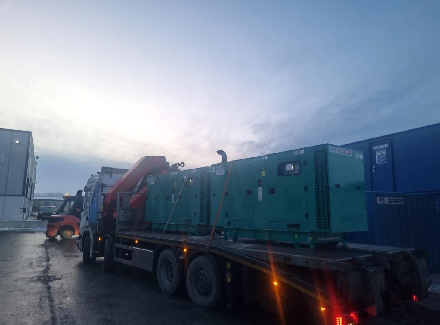 2 x new Cummins 110 KVA sets sold! Heading to customer!