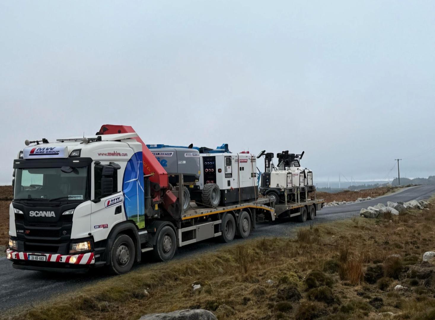 Full load delivered and ready for site!