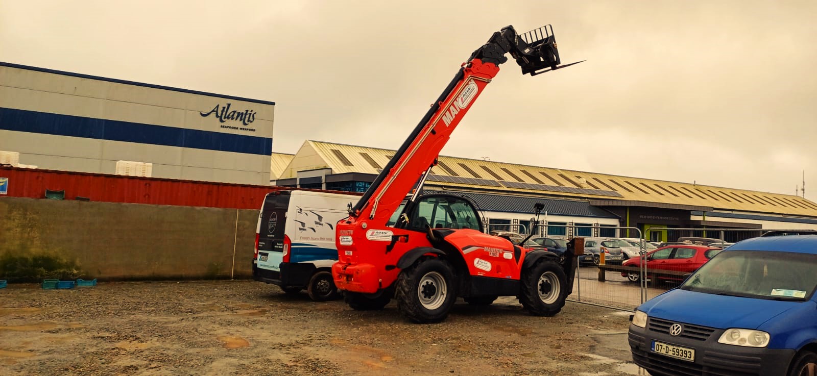 18 meter Manitou out on hire from our wexford depot 